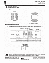 DataSheet SN74AC04 pdf